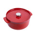 KitchenAid Empire Red Covered Round Casserole 26cm/5.2L CC006060_1