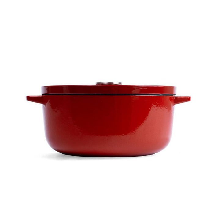 KitchenAid Empire Red Covered Round Casserole 26cm/5.2L CC006060_2
