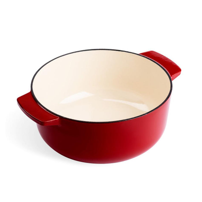 KitchenAid Empire Red Covered Round Casserole 26cm/5.2L CC006060_4