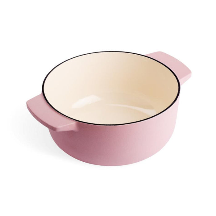 KitchenAid Dried Rose Covered Round Casserole 26cm/5.2L CC007431_4