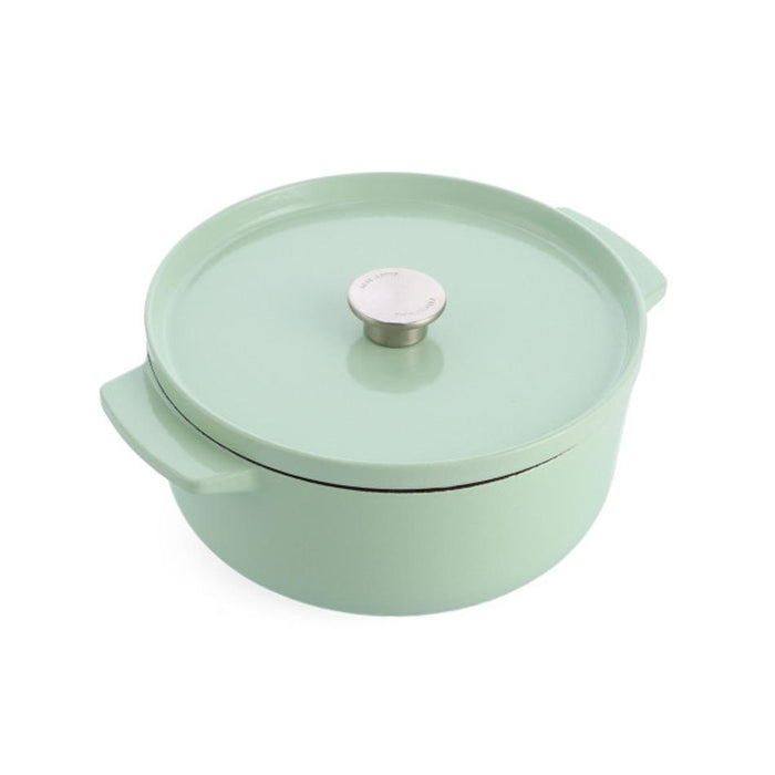 KitchenAid Pistachio Covered Round Casserole 26cm/5.2L CC007434_1