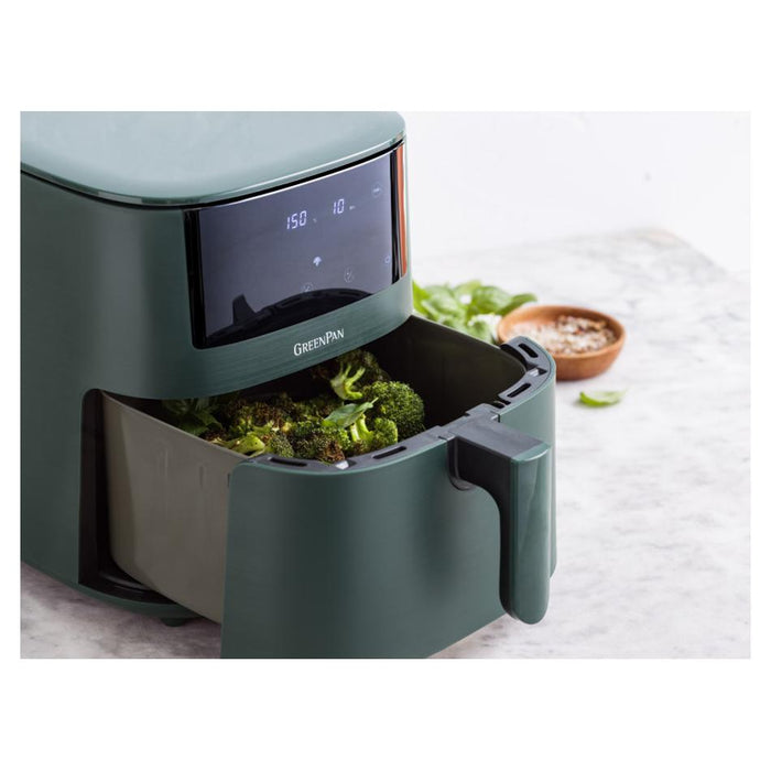 GreenPan Bistro Airfryer 1 basket 7.2L- Pine Green CC009007