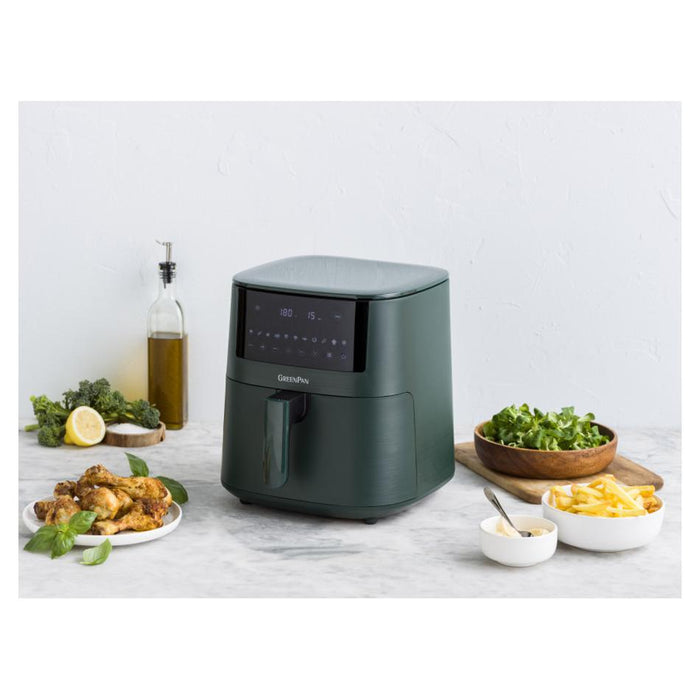 GreenPan Bistro Airfryer 1 basket 7.2L- Pine Green CC009007