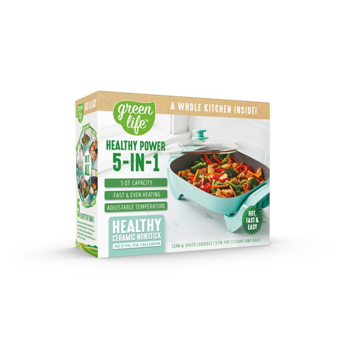 Greenlife Electric Skillet- Turquoise CC009509_2