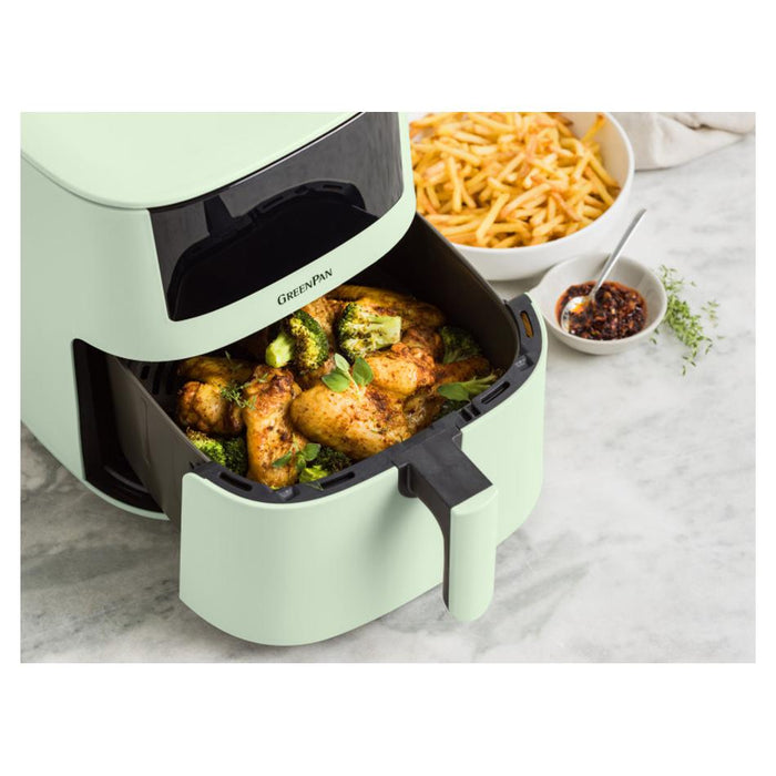 GreenPan Bistro XXL Coloured Air fryer Mint Green - 7.2L CC010171_4