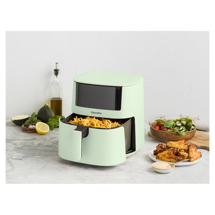 GreenPan Bistro XXL Coloured Air fryer Mint Green - 7.2L CC010171_5