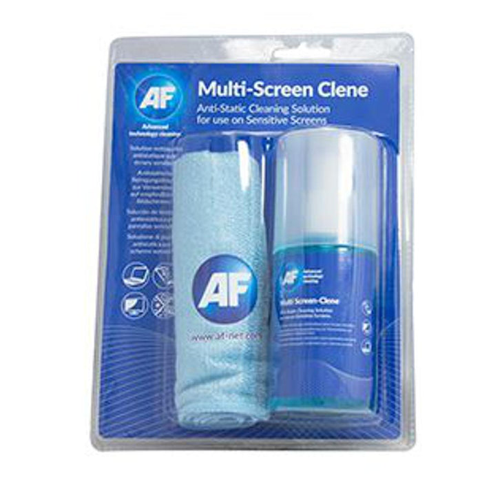 Af Screen-Clene + Large Microfibre Cloth ~ 200Ml CL202