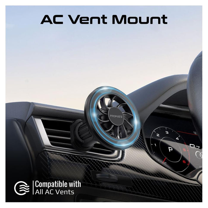 Promate Maggrip Cradleless Ac Vent Magnetic Smartphone Mount.