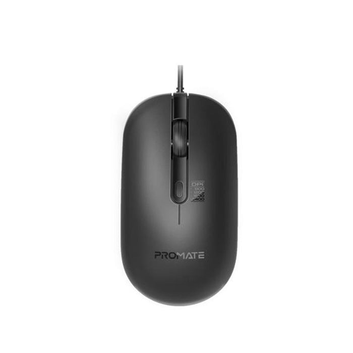 Promate 4-Button Wired Optical Mouse CM-2400