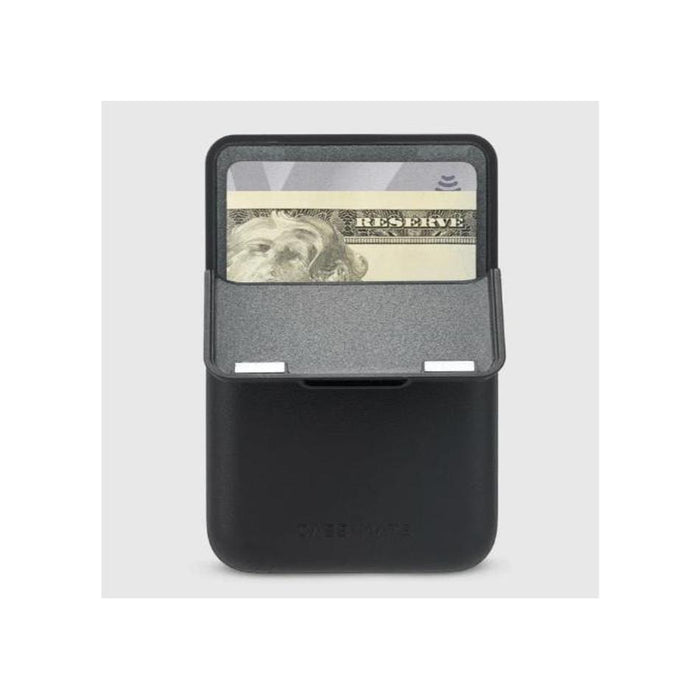 Cellnet Magnetic Flip Wallet (MS) Black Leather CM052294