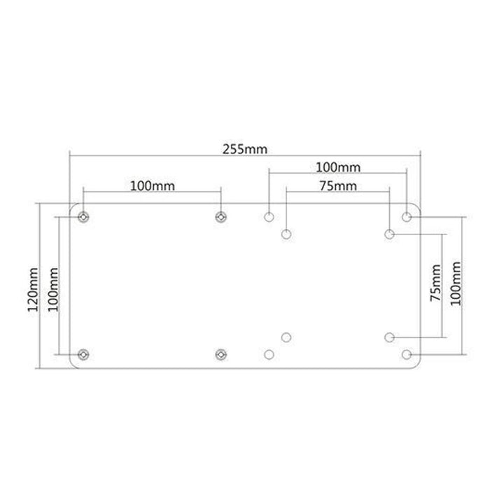 Brateck Vesa Mount Holder For Intel Nuc Pc. Mount Intel Nuc CPB-7