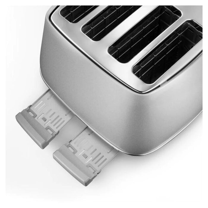 Delonghi Distinta Perla Toaster and Kettle Set Silver — Folders