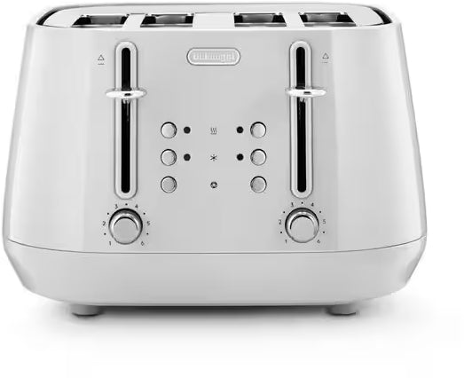 Delonghi Eclettica 4 Slice Whimsical White CTY4003W 1