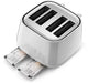 Delonghi Eclettica 4 Slice Whimsical White CTY4003W 2