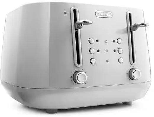 Delonghi Eclettica 4 Slice Whimsical White CTY4003W 3