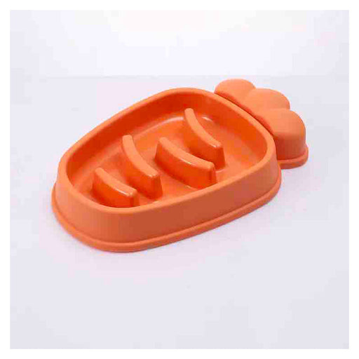 PetBrands Carrot Shaped Slow Feeder Dog Bowl 4