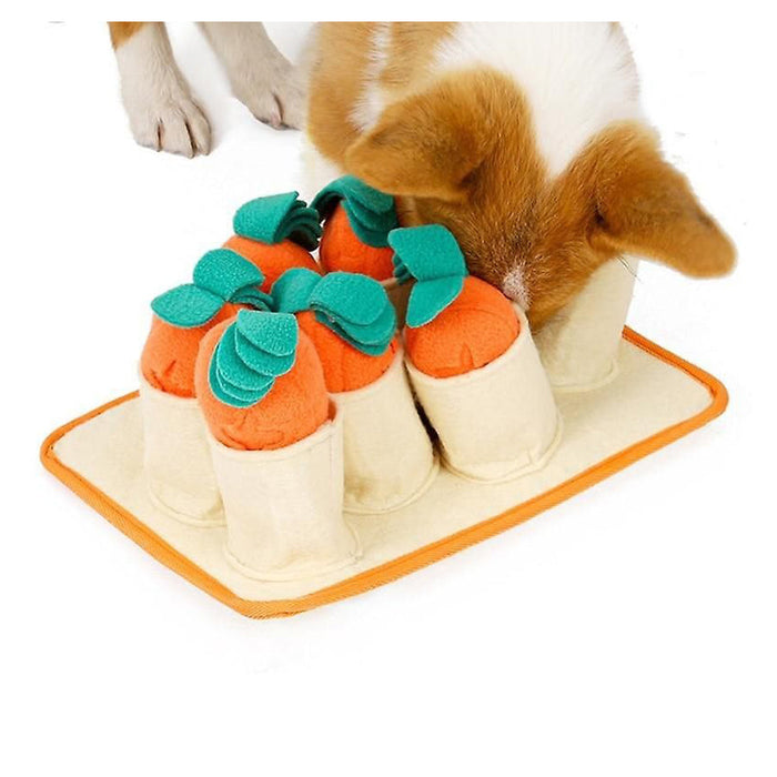 Doglemi Carrot Garden Dog Snuffle Toy / Mat 2