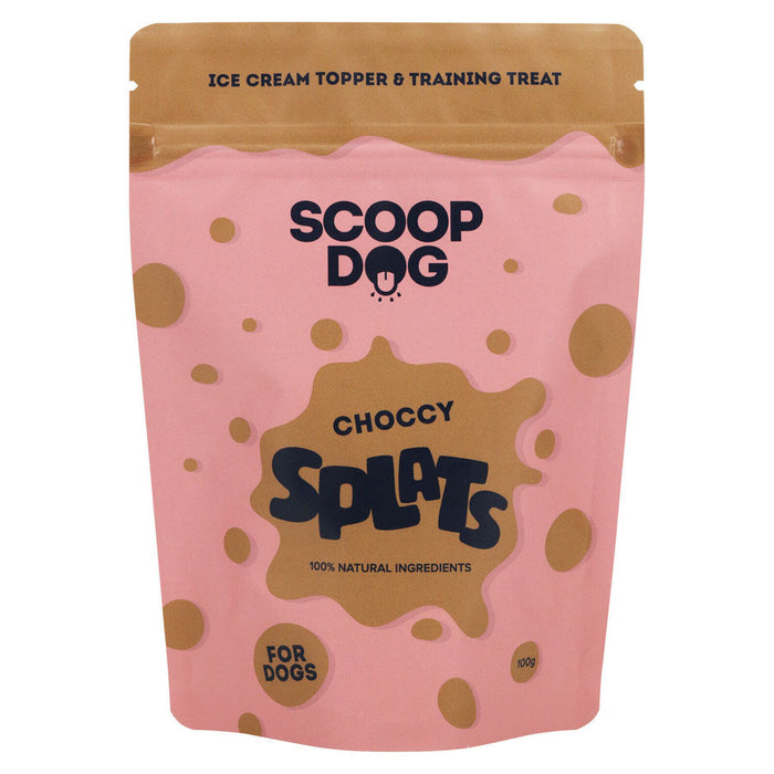 Choccy Splats Dog Treats | Scoop Dog 1