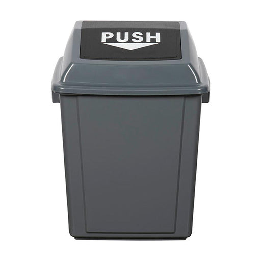 Cleanlink 25L Rubbish Bin with Bullet Lid - Grey 12054_1