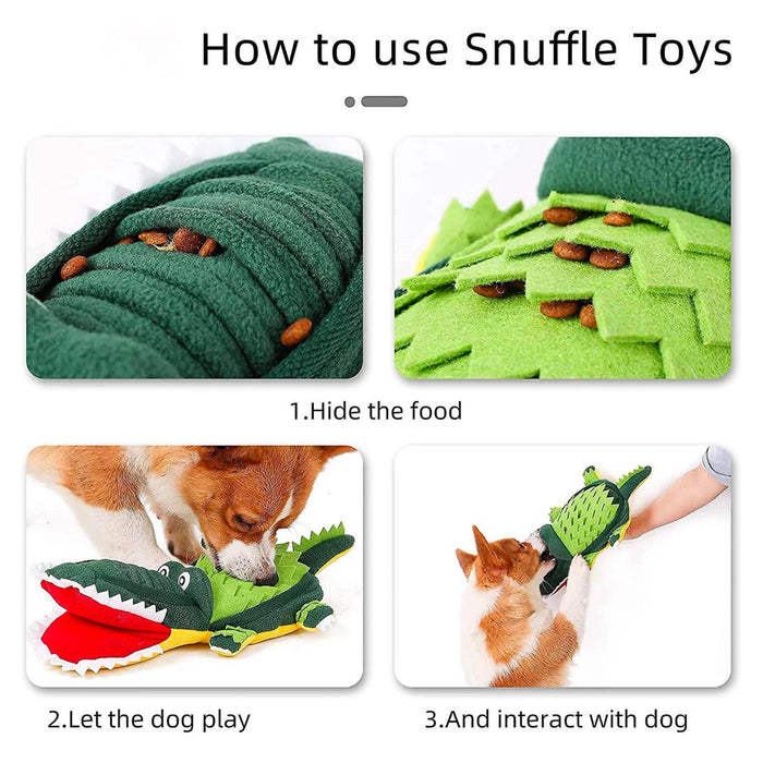 Doglemi Crocodile Themed Dog Snuffle Toy 5