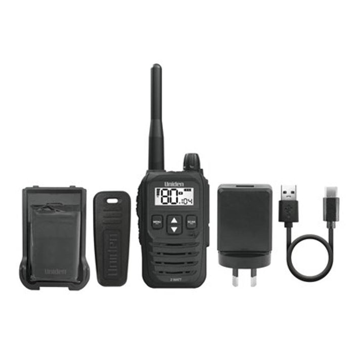 Electus Uniden 2W Uhf Hand Held Transciever Uh825 DC9240