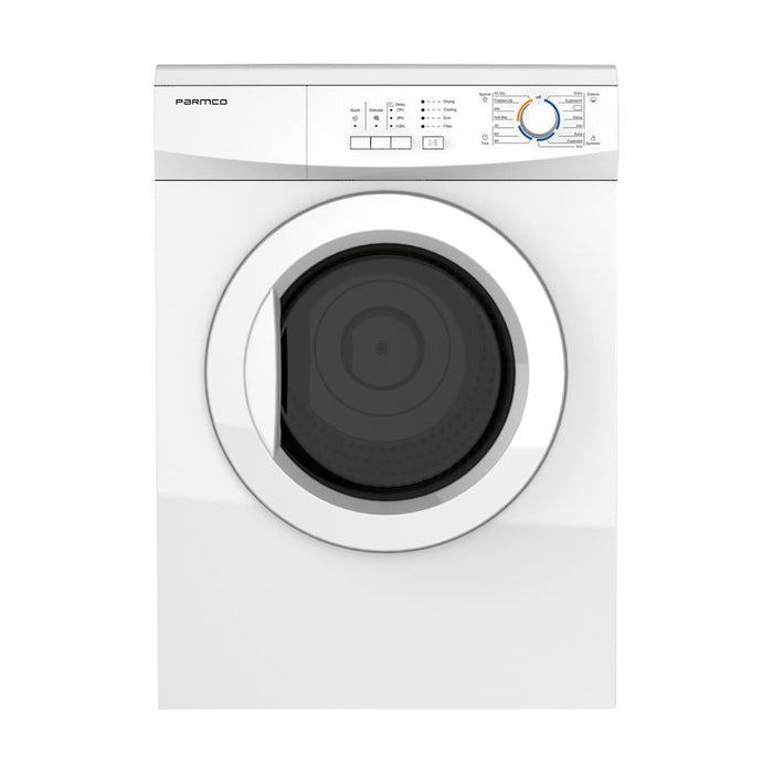 Parmco 7KG Air Vented Dryer with 15 Programs DR7WAV_1