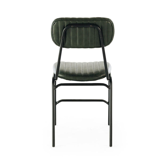 Datsun Dining Chair nz Vintage Green PU(3)