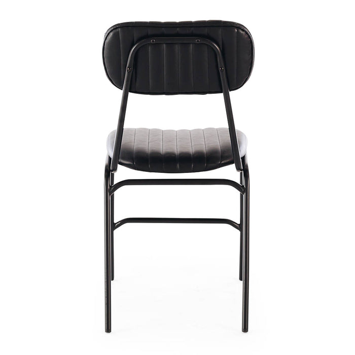 Datsun Vintage Dining Chair nz Black PU(3)