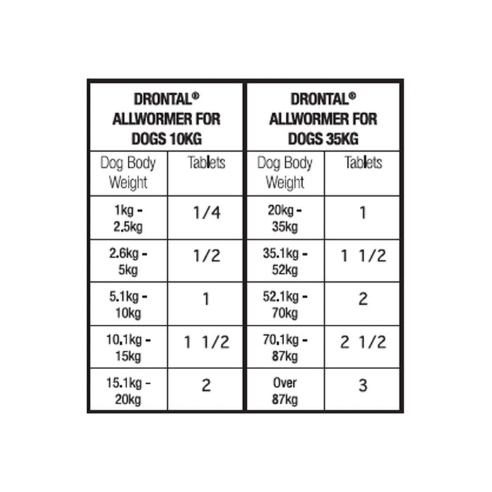 All Wormer for Dogs | Drontal 3