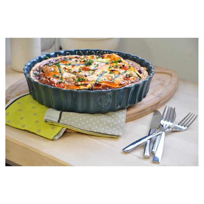 Emile Henry Deep Flan Dish 24 cm - Cedar EH076024_2