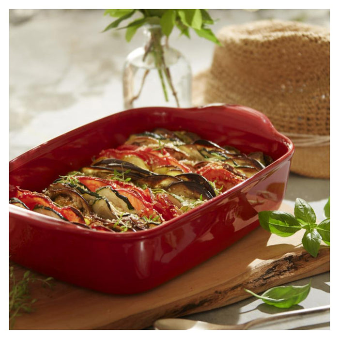 Emile Henry Small Rectangular Oven Dish - Burgundy EH349650_5