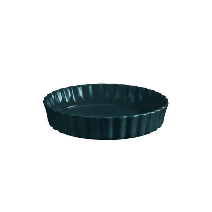Emile Henry Deep Flan Dish 24 cm - Blue Ocean EH736024_1