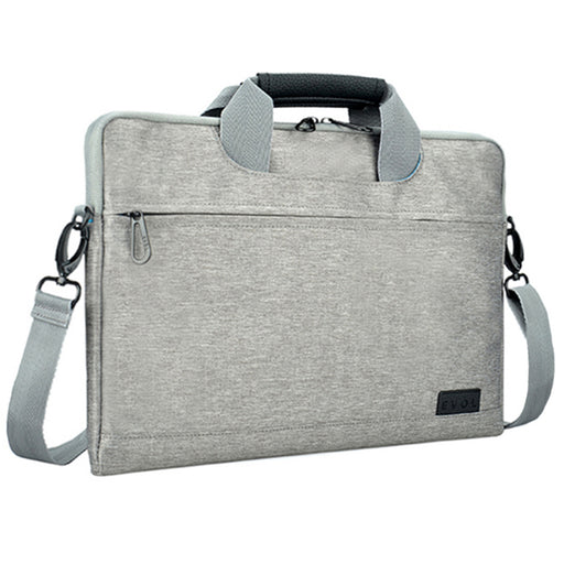 Evol Allure 13.3" - 14.1" Nylon Laptop Briefcase Silver EV030