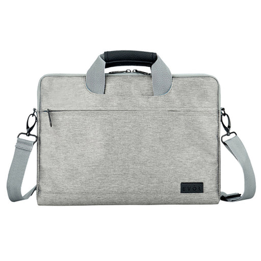 Evol Allure 13.3" - 14.1" Nylon Laptop Briefcase Silver EV030