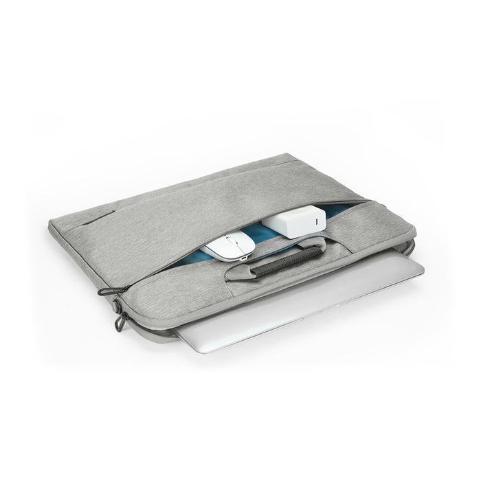 Evol Allure 13.3" - 14.1" Nylon Laptop Briefcase Silver EV030