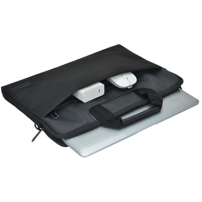 Evol Byron 13.3" - 14.1" Water Resistant Slim Briefcase Black EV034