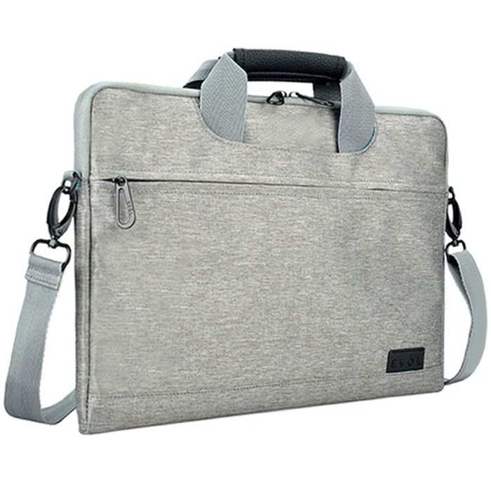 Evol Allure 15.6" - 16" Nylon Laptop Briefcase Silver EV050