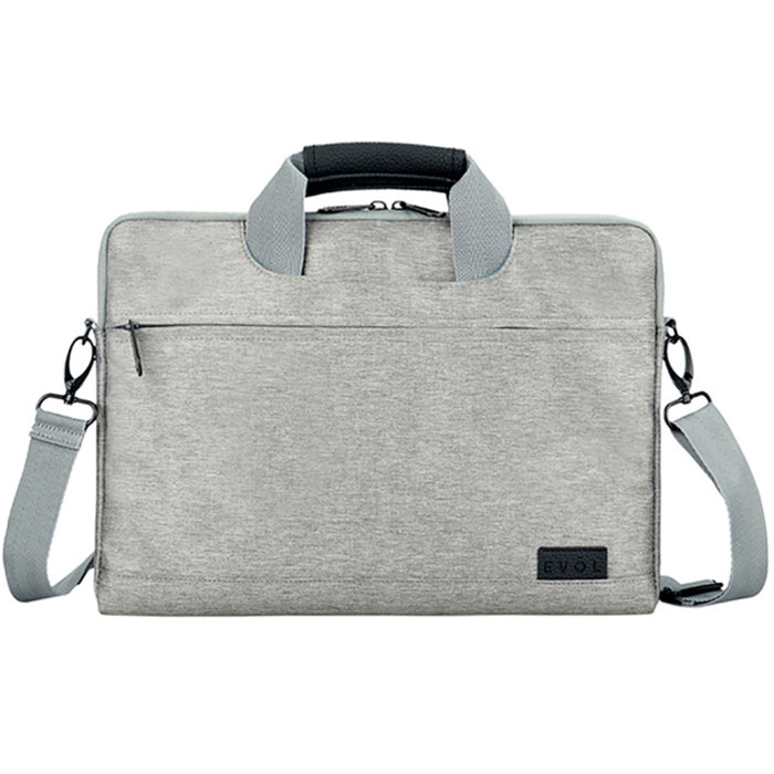 Evol Allure 15.6" - 16" Nylon Laptop Briefcase Silver EV050