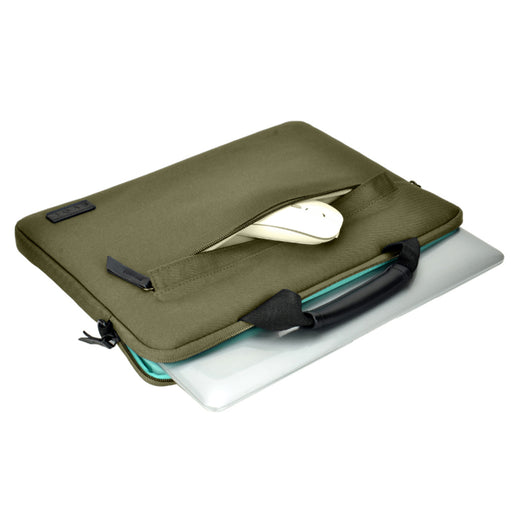 Evol Generation Earth 13.3"-14.1" Laptop Slim Line Briefcase – Olive EVR082