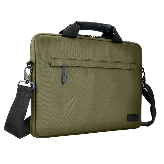 Evol Generation Earth 13.3"-14.1" Laptop Slim Line Briefcase – Olive EVR082