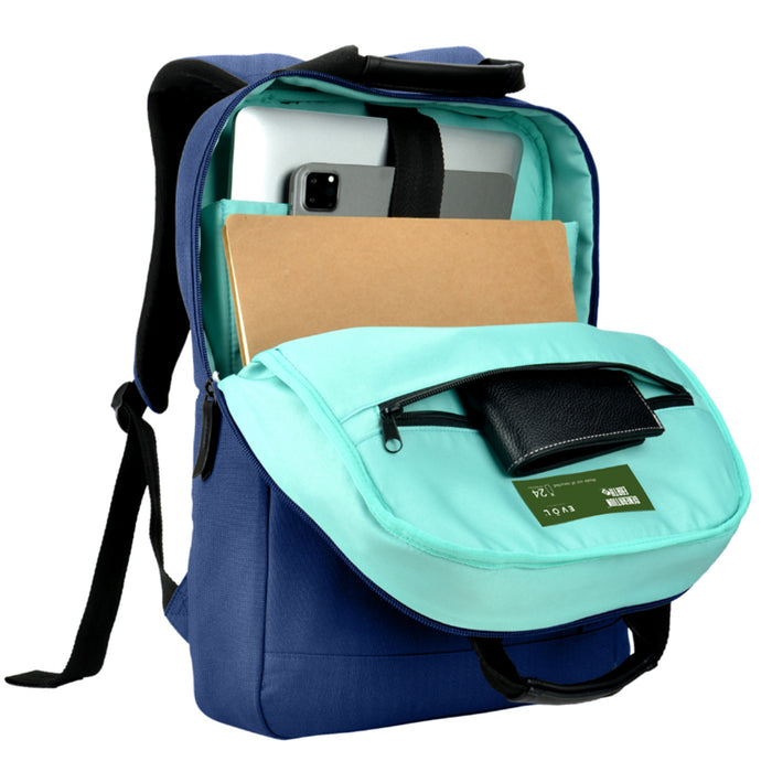 Evol Generation Earth 15.6"-16" Laptop Backpack – Navy EVR084