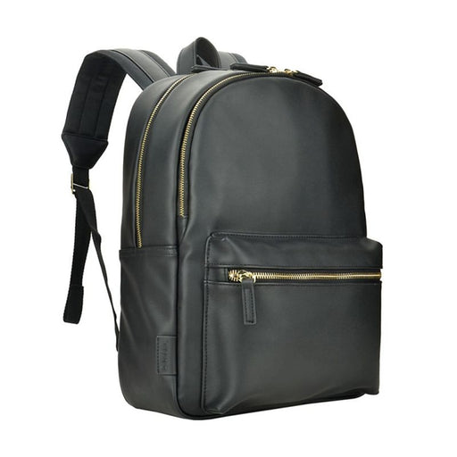 Evol Generation Earth Berlin Recycled 13.3"-14.1" Laptop PU Ladies Backpack – Black EVR124