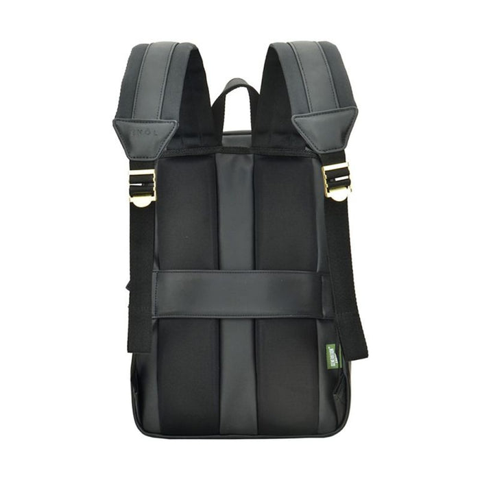 Evol Generation Earth Berlin Recycled 13.3"-14.1" Laptop PU Ladies Backpack – Black EVR124