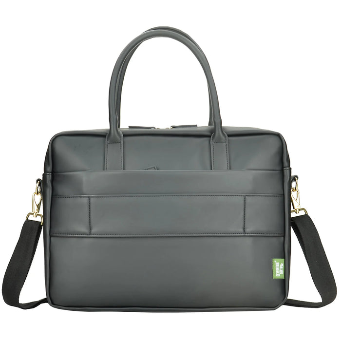 Evol Generation Earth Berlin Recycled 13.3"-14.1" Laptop PU Ladies Briefcase – Black EVR126