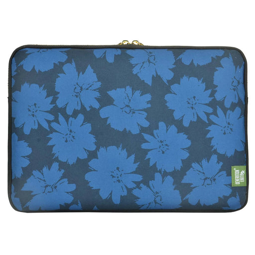 Evol Generation Earth Artisan Recycled 13.3"-14.1" Laptop Sleeve – Blue Flower EVR139