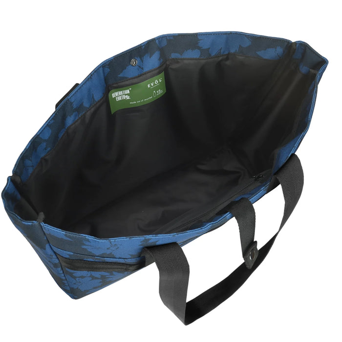 Evol Generation Earth Artisan Recycled Tote Bag – Blue Flower EVR152