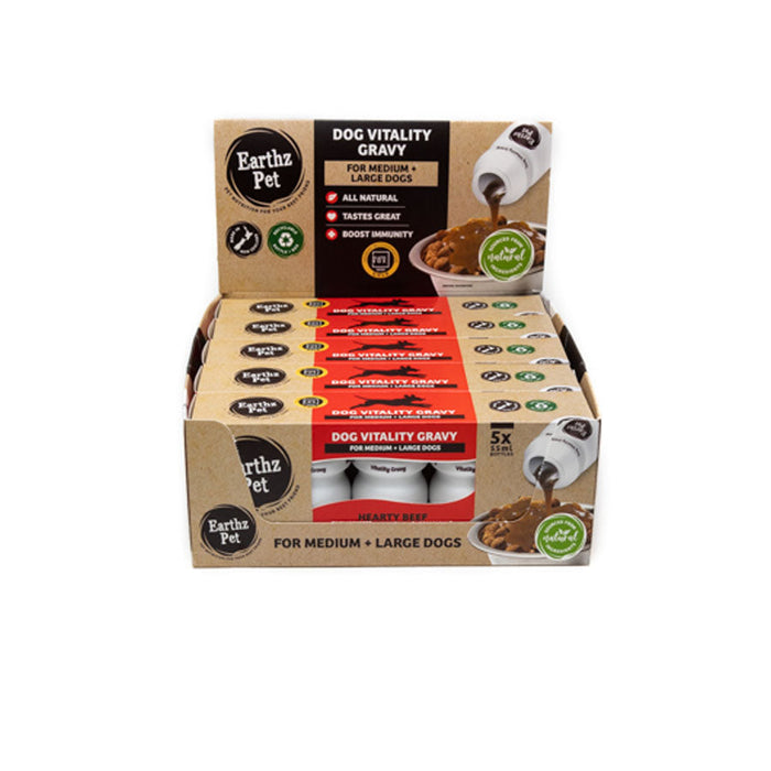 Earthz Pet Hearty Beef Dog Vitality Gravy 5
