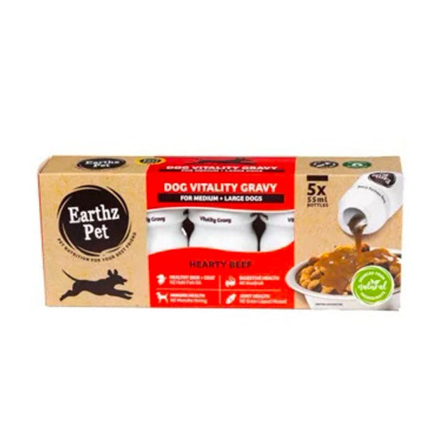 Earthz Pet Hearty Beef Dog Vitality Gravy 1