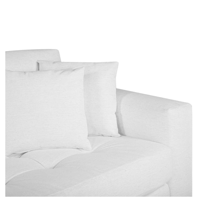 Furniture By Design Hugo 3 Seater Chaise - speckle White FALHUG3SCBW_6