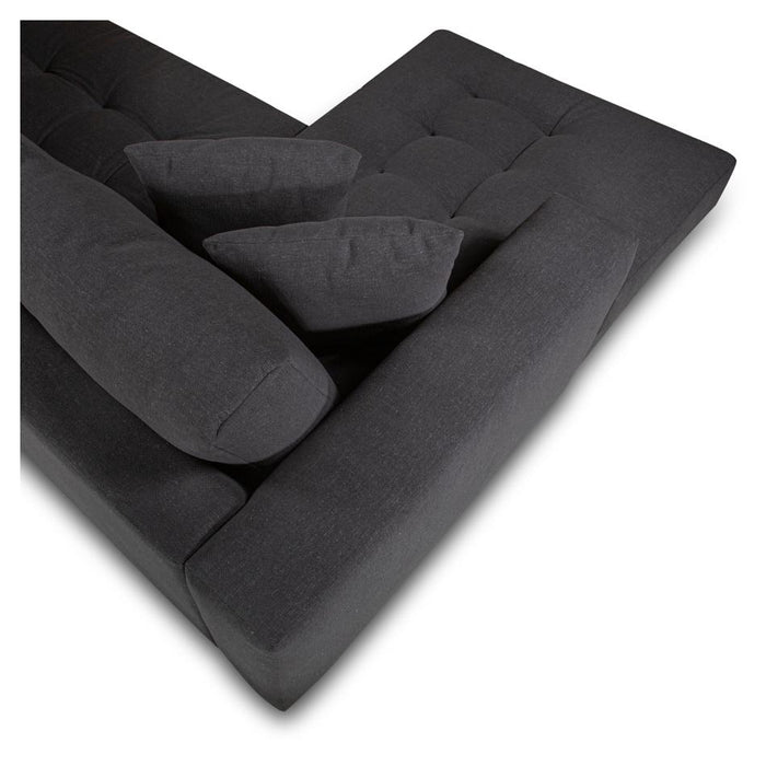 Furniture By Design Hugo 3 Seater Chaise - Dark Shadow FALHUG3SCDS_4